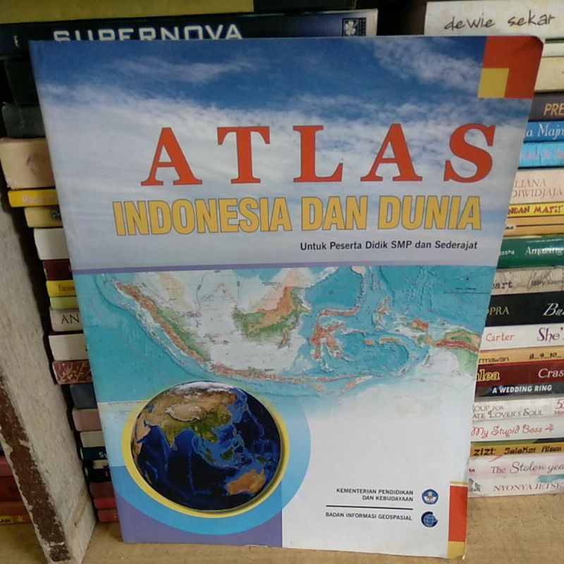 atlas Indonesia dan dunia buku bekas yang ori