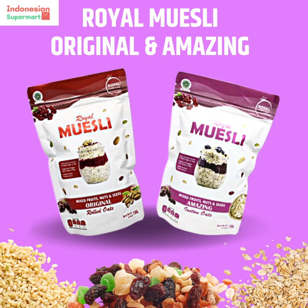 

Royal muesli Sereal Sehat 100gr