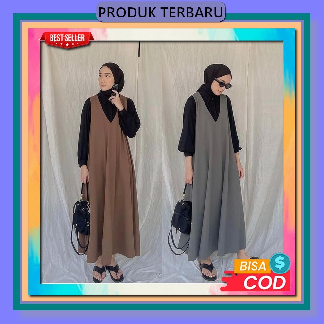 Gamis Panjang Masa Kini Dress Premium Cewek Dress Panjang Mewah Gamis Pengajian Meymona Gamis Panjan