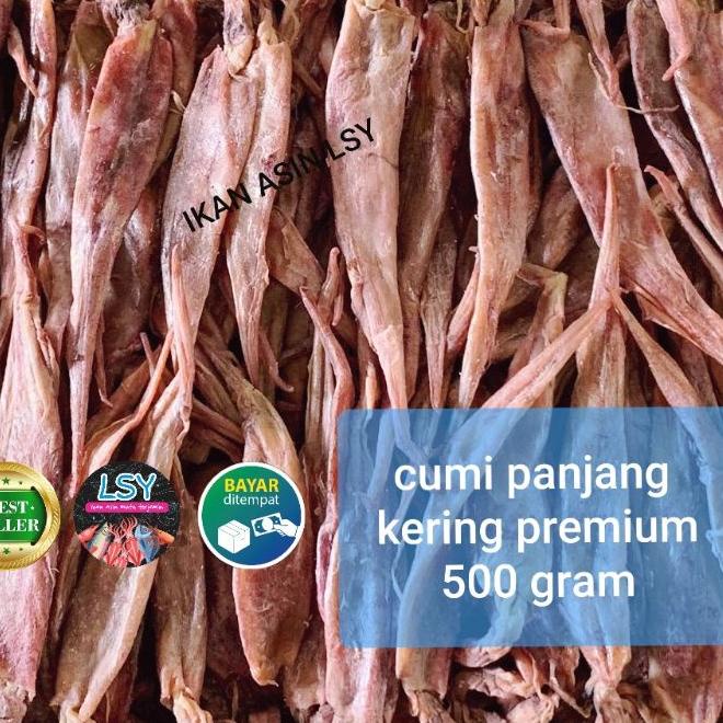 

۝ ikan asin cumi panjang super 500gr ◊