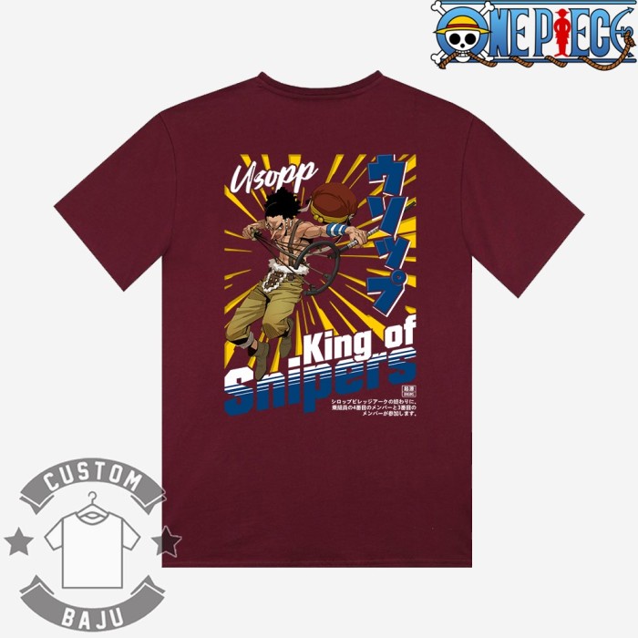 Kaos Usopp King Of Snipers Anime One Piece 838 - S