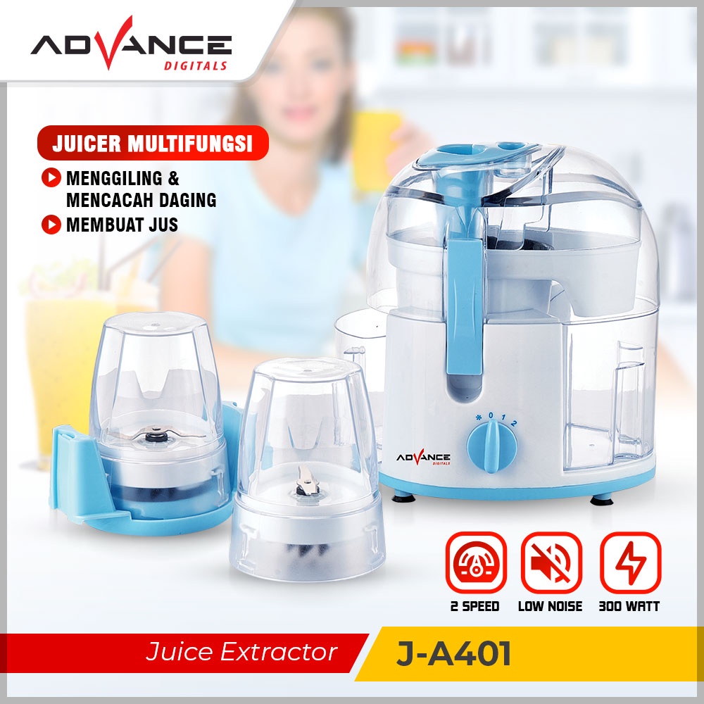 ADVANCE Juicer Ekstraktor Juice Pemisahan Residu Portable Mesin J-A401