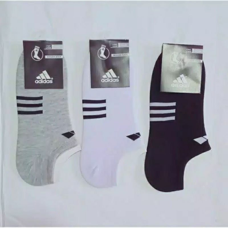 kaos kaki Adidas putih hitam abu pria wanita sepasang sport olahraga premium murah medan