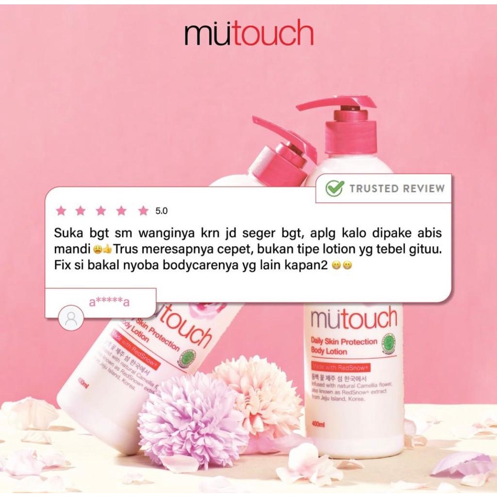 MUTOUCH GOATS MILK BODY LOTION PUMP 400M.L -NJ