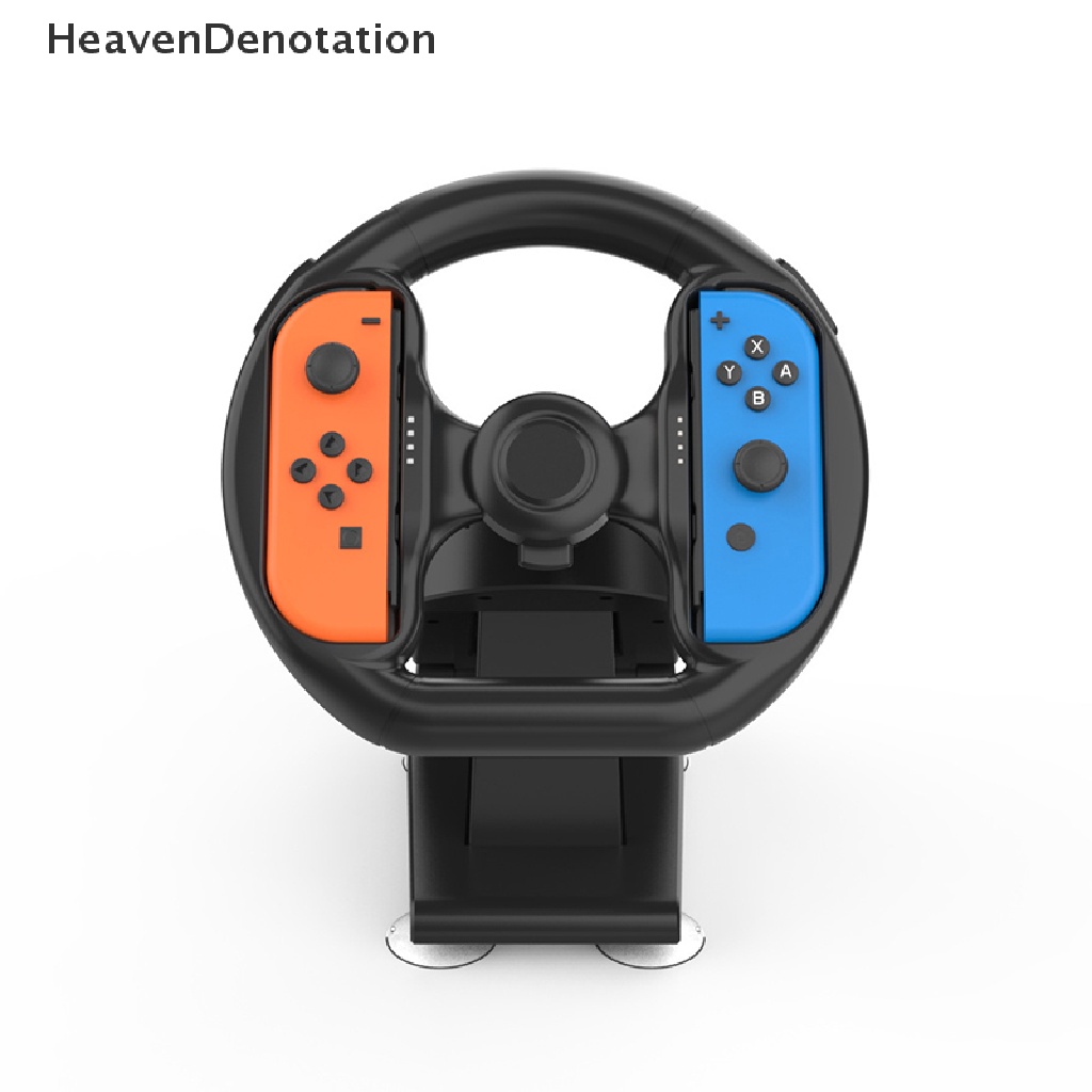 [HeavenDenotation] Untuk Switch OLED Racing Game NS Aksesori Steer Wheel Controller Attachment Dengan 4gelas Hisap Untuk Joy-Con Compatible HDV