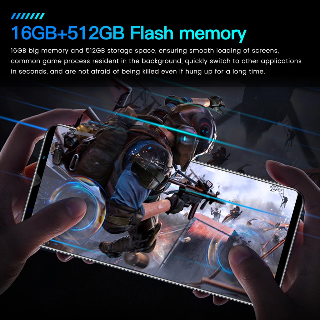 【Bisa COD】OPP0 Reno8 Handphone Asli 6.8Inci 12GB RAM+512GB ROM Dual SIM Dual 5G WiFi Smartphone Siswa Belajar Ponsel dual card dual standby gaming phone HD Kamera hp murah-3
