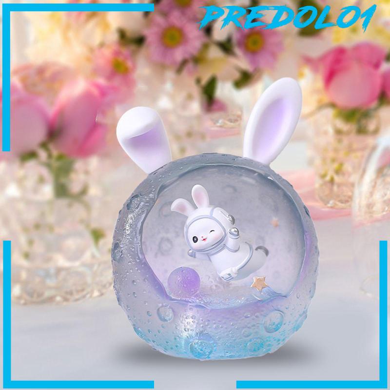 [Predolo1] Lampu Meja Hias Resin Tenaga Baterai Untuk Hadiah Festival Kamar Anak