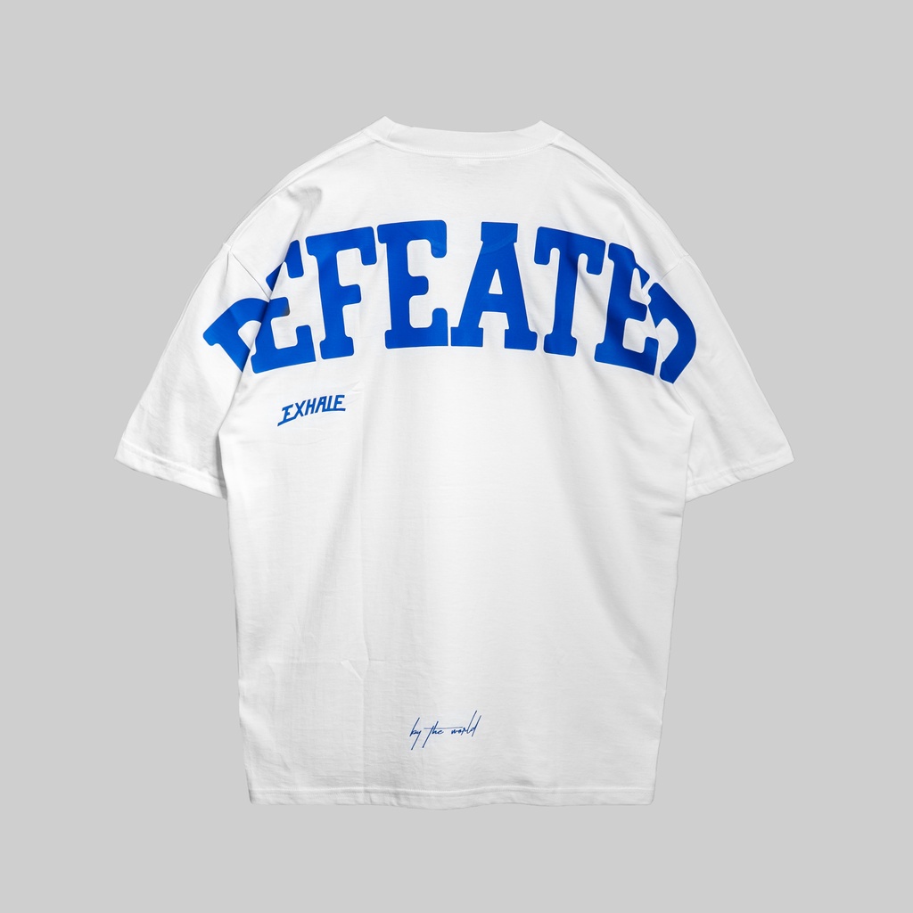 T-SHIRT BAJU KAOS DISTRO EXHALE DEFEATED SPECIAL WHITE PREMIUM | KAOS DISTRO PRIA WANITA