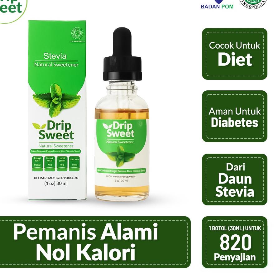 

☊ Drip Sweet 30 ml Stevia Cair ♬