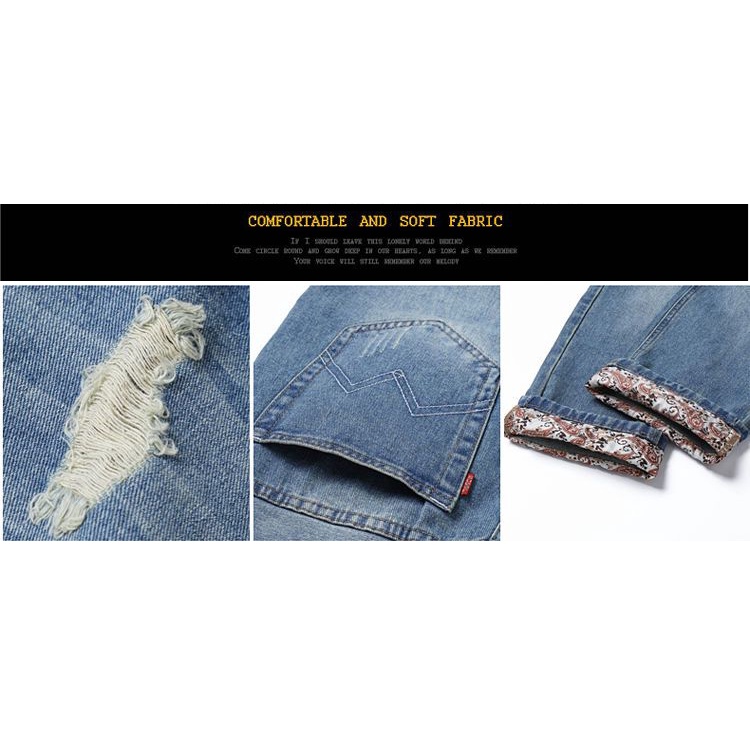 Celana jeans panjang pria ripped jeans pria celana jeans pria slim fit jeans celana korean style pria jeans cowok