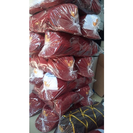 Topi sd merah bordir