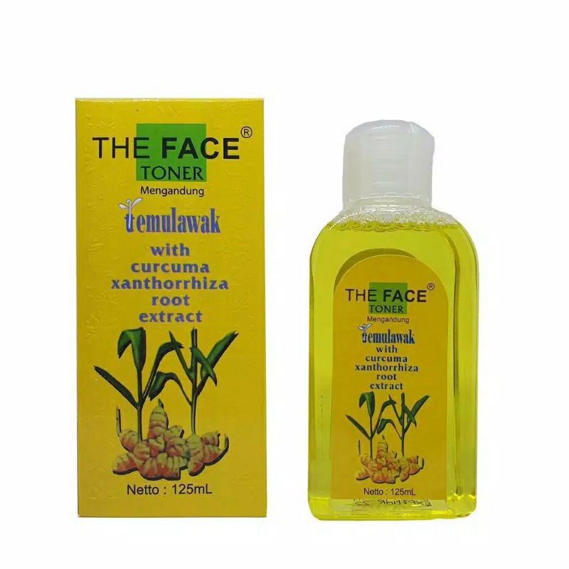 [ORI] THE FACE Temulawak Toner 125ml - Mengurangi Minyak Berlebih &amp; Menjadikan Kulit Wajah Tampak Segar