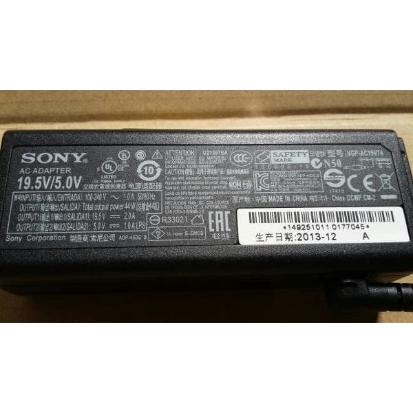 Original Charger Adaptor Sony Vaio Flip SVF13 SVF13N Series