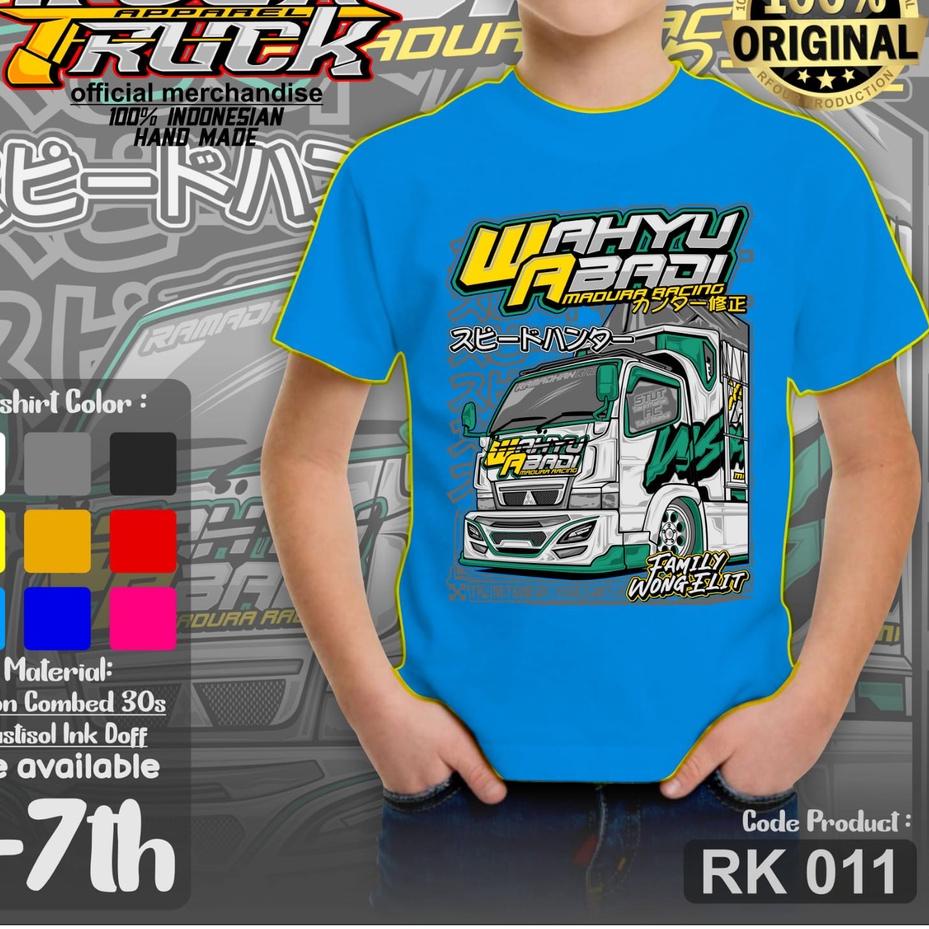 Special KAOS TRUCK ANAK LAKI LAKI USIA 2-7 TAHUN WAHYU ABADI BAJU KAOS TRUK OLENG ANAK WAHYU ABADI K