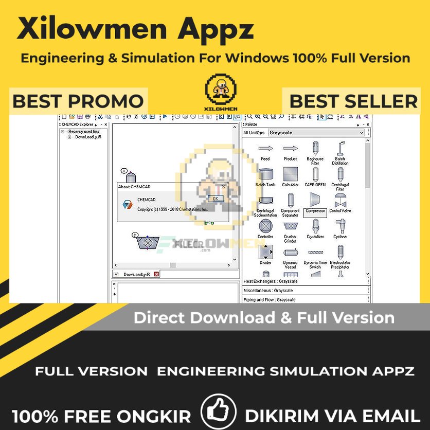 [Full Version] Chemstations CHEMCAD Suite Pro Engineering Software Lifetime Win OS