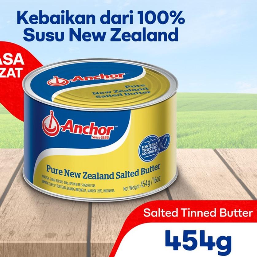 

➵ Anchor Mentega Salted Butter Asli New Zealand 454 gr ✿