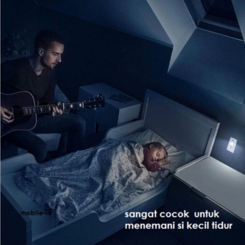 Lampu Kamar Tidur Sensor Cahaya Redup Otomatis Nyala