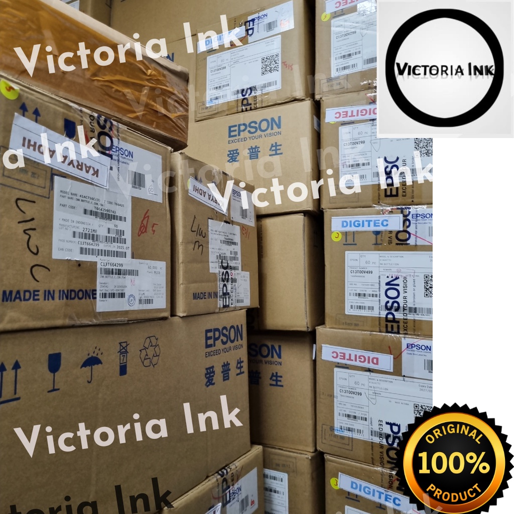 Tinta Epson 673 T673 Original Tinta Refill Epson L800 L805 L850 L1800 Epson Original