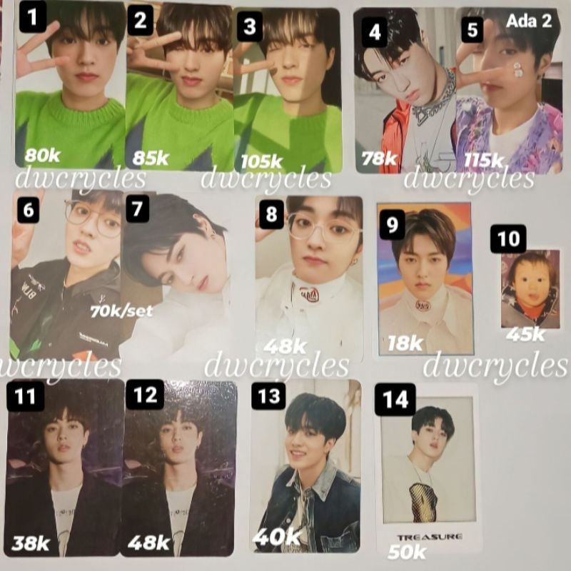 [Baca Desk] Photocard Haruto snowman cahil green ktown baby tss