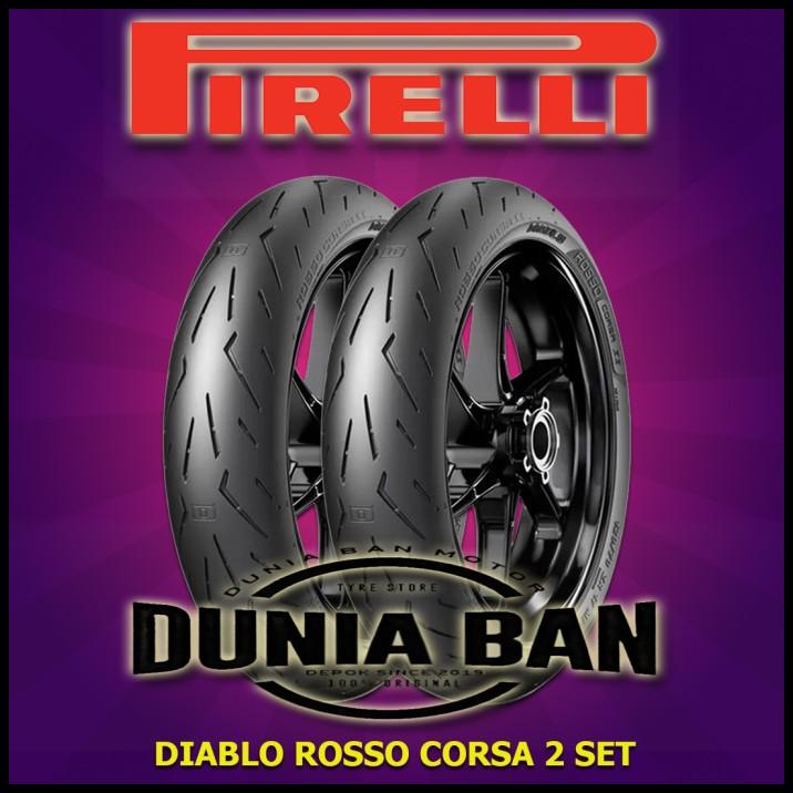 Terbaru Paket Ban Cbr Old Pirelli Diablo Rosso Corsa 2 Uk 90/80 &amp; 100/80-17