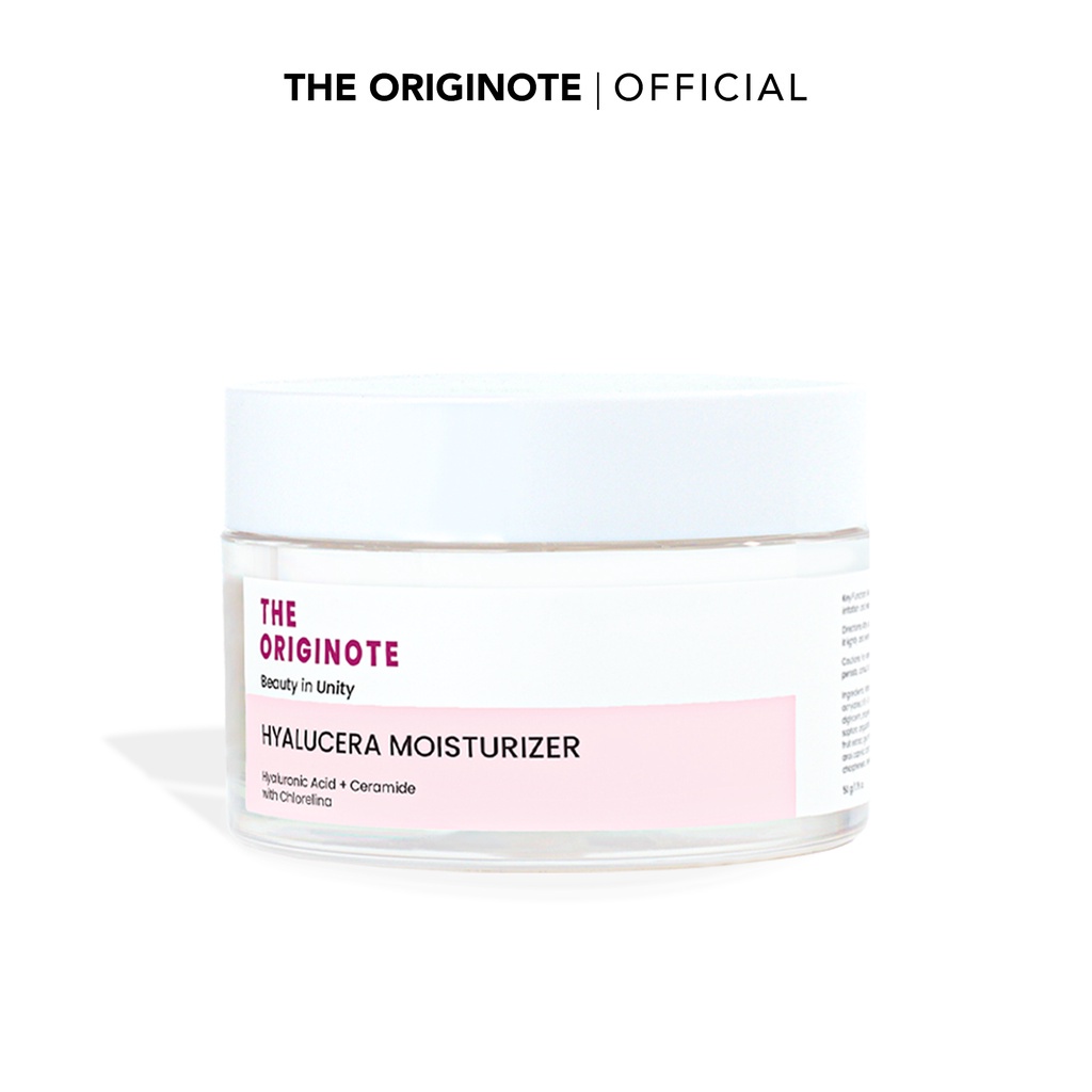THE ORIGINOTE Hyalucera Moisturizer / Indonesia Pelembab Wajah 50g / Hyaluronic Acid + Ceramide With