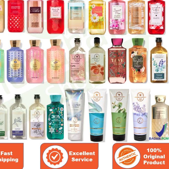 ➯ BBW Bath and Body Works SHOWER GEL Aromatherapy / In The Stars / Into The Night / A Thousand Wishe