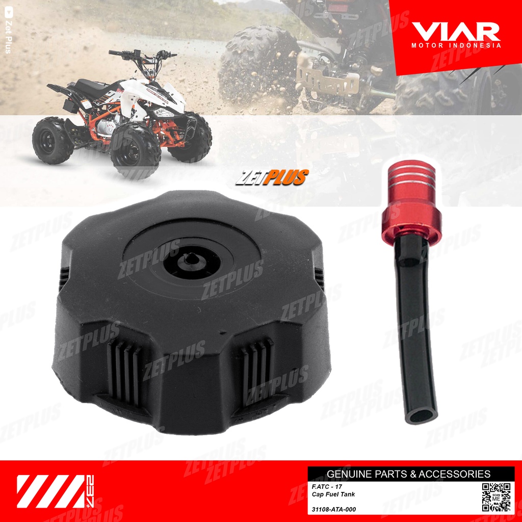TUTUP TANGKI ATV VIAR 100 SP / cap fuel tank quad razor