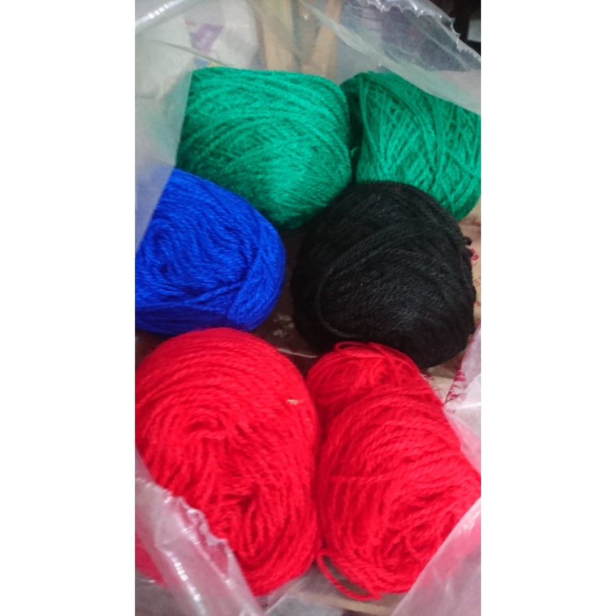 BENANG WOL / BENANG RAJUT WOL / WOOL / SIET YARN / BENANG WOL GULUNGAN KECIL - ABU TUA