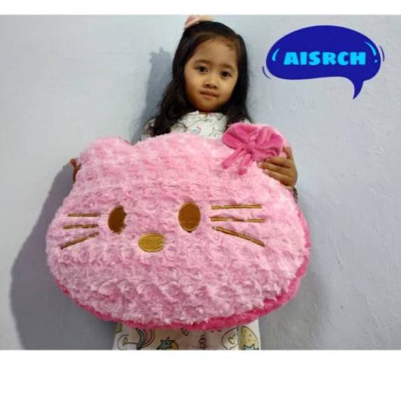 ❋ boneka hello kitty/ bantal hello kitty/ bantal boneka/boneka bantal karkter/Boneka kepala karakter
