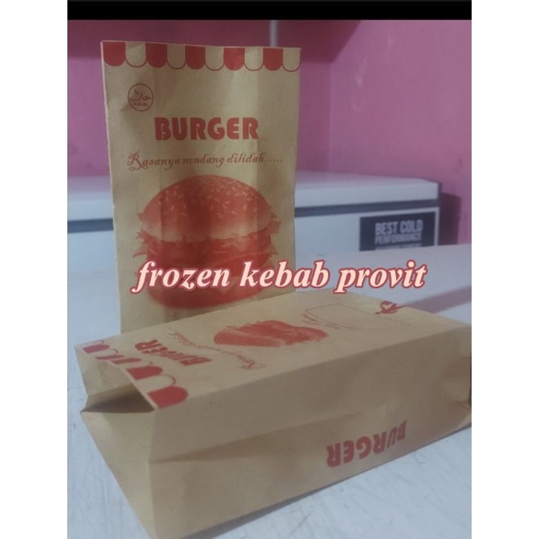 kertas bungkus burger isi 50pcs