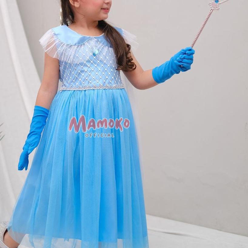 ♖ Baju anak princess perempuan | gaun anak perempuan | baju frozen anak perempuan | baju frozen | ga