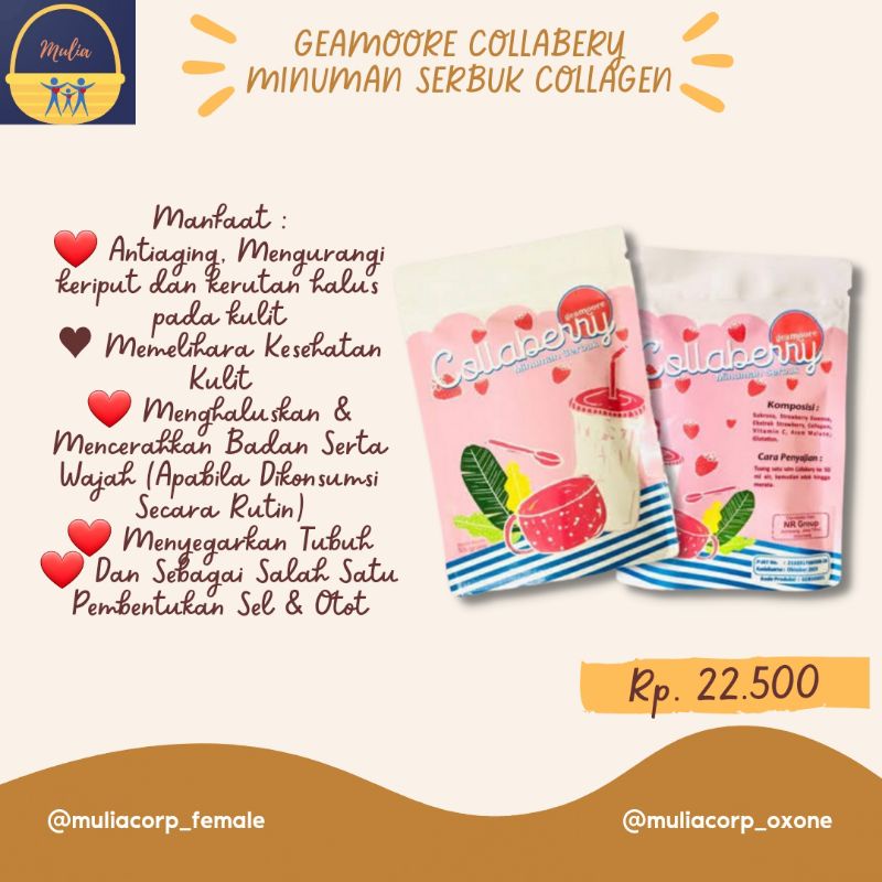 

GEAMOORE COLLABERRY MINUMAN COLLAGEN