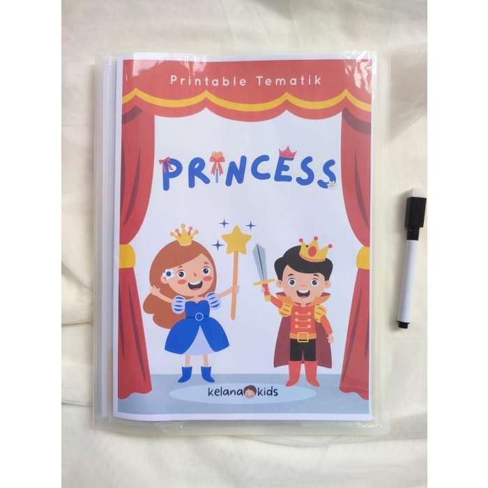 

Worksheet Tematik Princess - 25 Lembar Kerja Anak Tema Princess
