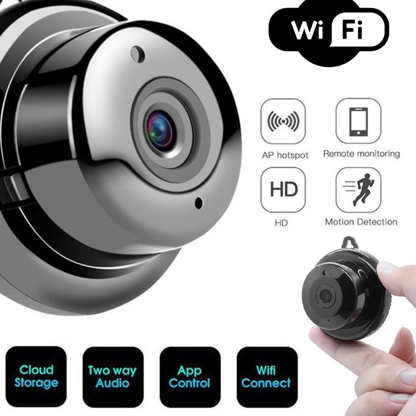✧ Wifi Smart Ip Cam Kamera CCTV Mini Night Vision - Cctv Baby Cam Wireless V380 Pro  720P - Cctv Min