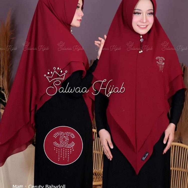 ☜ LAYER JUMBO / KHIMAR SIREN CHANEL JUMBO / JILBAB 2 LAYER ►