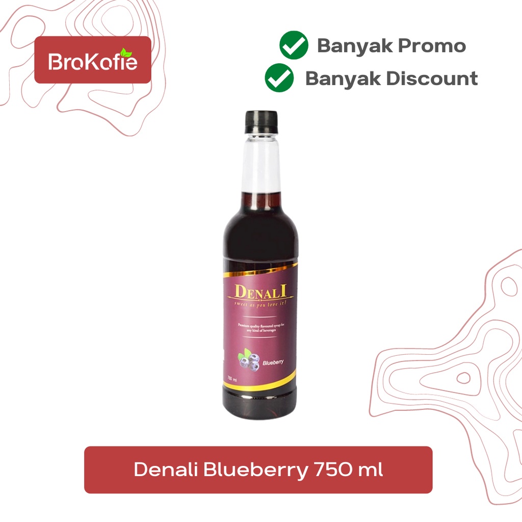 

DENALI PROMO SIRUP TERMURAH RASA BLUEBERRY / BLUBERRY 750ML