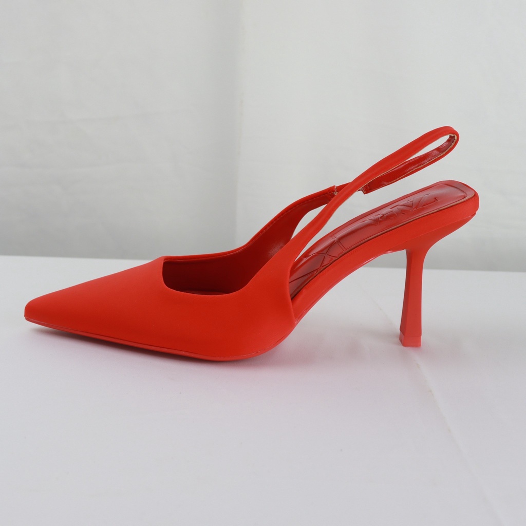 [7.7 Boombastis Sale⚡] - SEPATU WANITA TALI BELAKANG ZS412 PLATINUM SATIN PREMIUM IMPORT