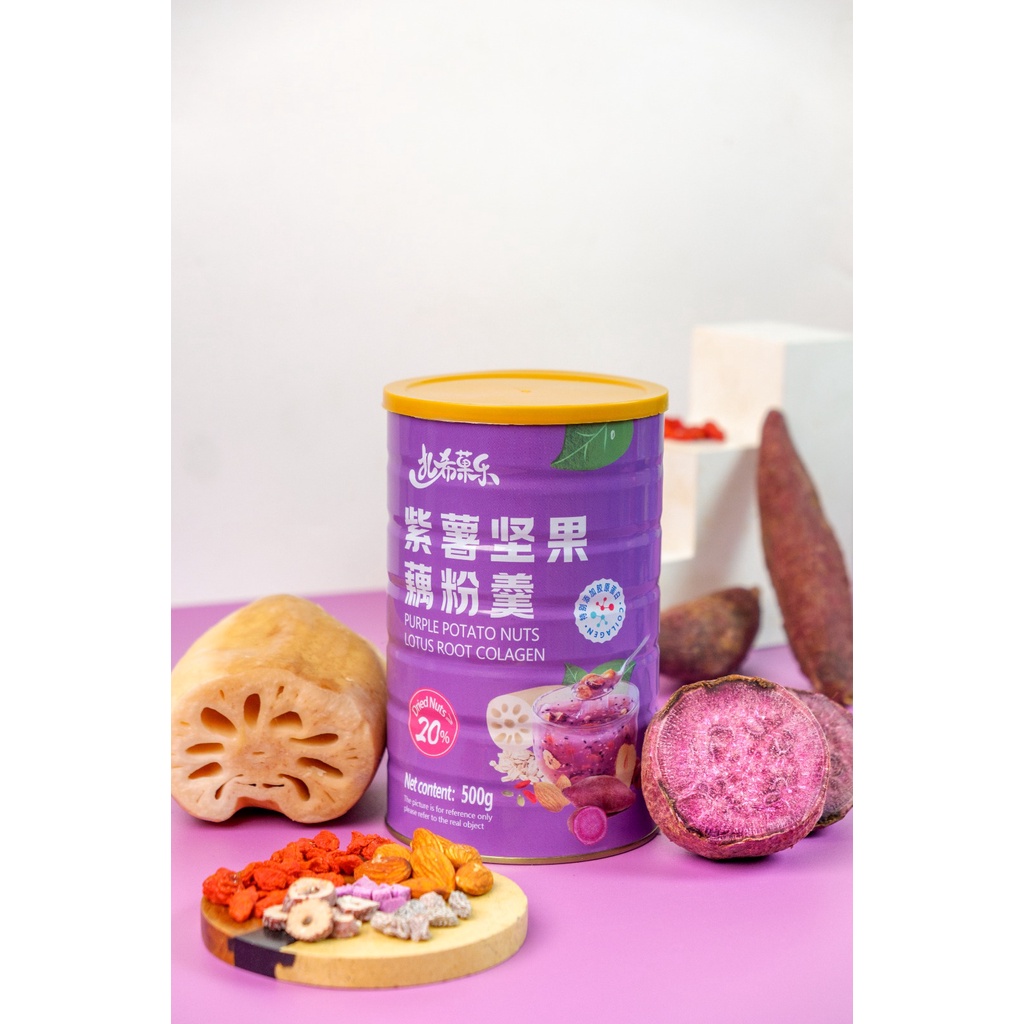 OUFEN All Variant Fruits/ Reddates/ Chia Seeds / Ou fen Collagen Lotus Root Powder Bubuk Akar Teratai 藕粉 OatMeal Oat Meal Mai Qu Feng MaiQuFeng 500gr