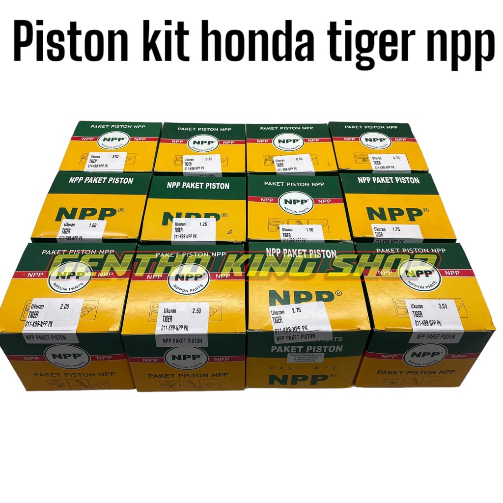 Piston Kit Tiger NPP oversize STD 25 50 75 100 125 150 175 200 225 250 275 300