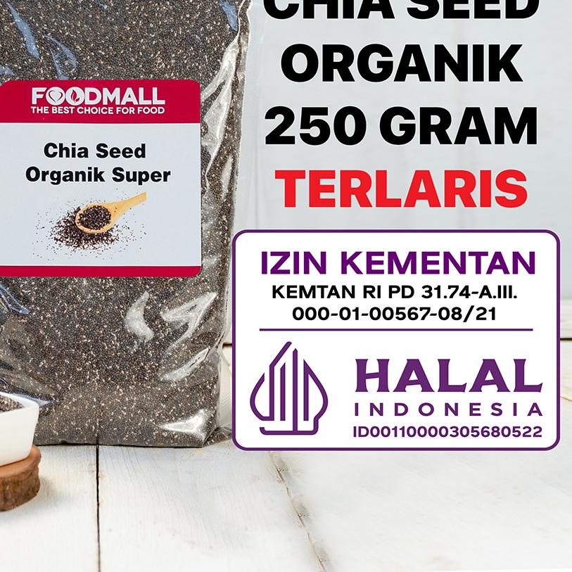 

☉ Organic Chia Seed / Biji Chia 250 Gram Organik ❈