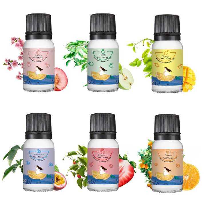 Pure Essential Oil Fragrance Minyak Aromatherapy Fruity 6in1 10ml Esensial Aromaterapi Penghilang Bau