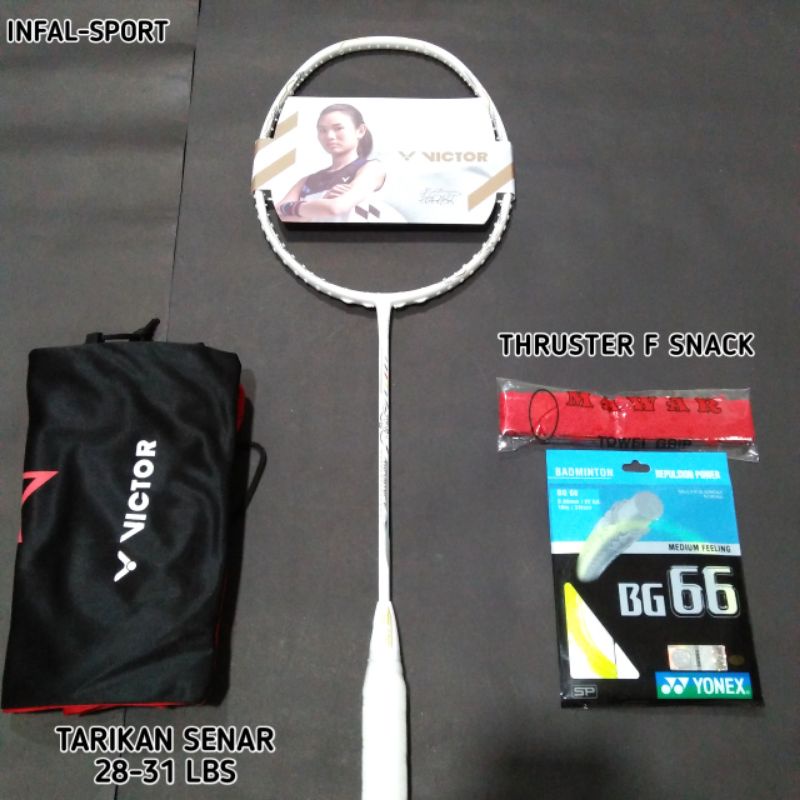 Raket Badminton Vigtor Thruster F Snake Grade Ori 30lbs ( Bonus Tas + Grip )