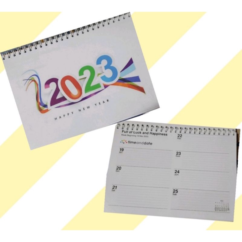 

Promo Kalender 2023 Agenda Catatan Pribadi Mingguan