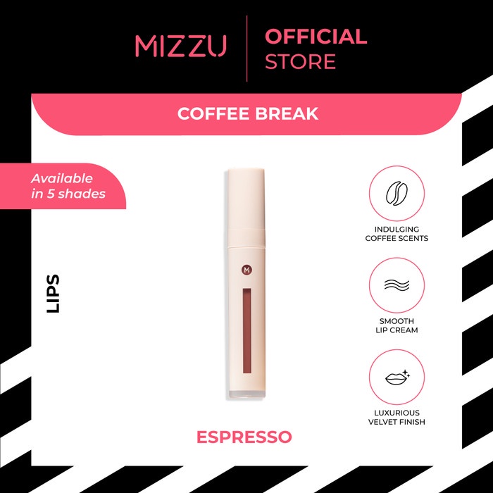✿ BISA COD✿ Mizzu Coffee Break Lip Cream Espresso