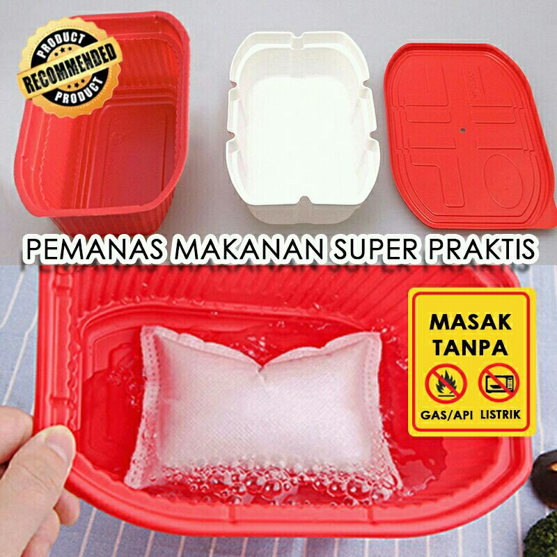 [COD] Self-heating pack/ Heat pack for food/Pemanas makanan instan