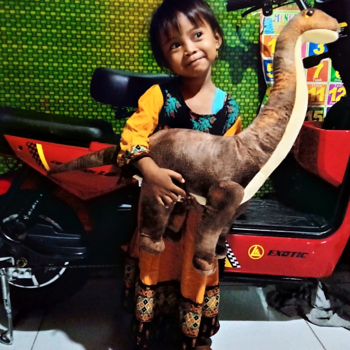 ✨ BISA COD ✨ Boneka Dinosaurus Brontosaurus super jumbo 60x60cm by seulgi