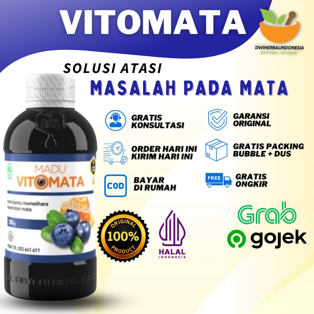(BISA COD) MADU VITOMATA MADU VITOMATA KESEHATAN MATA MADU VITOMATA ASLI MADU VITOMATA ORIGINAL