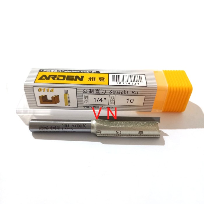 MATA ROUTER/PROFIL LURUS 10 MM/STRAIGHT BIT ARDEN