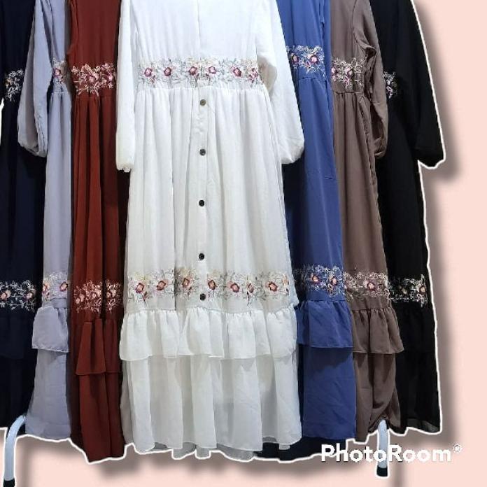 ✺ gamis seruty bordir aurel termurah ✴