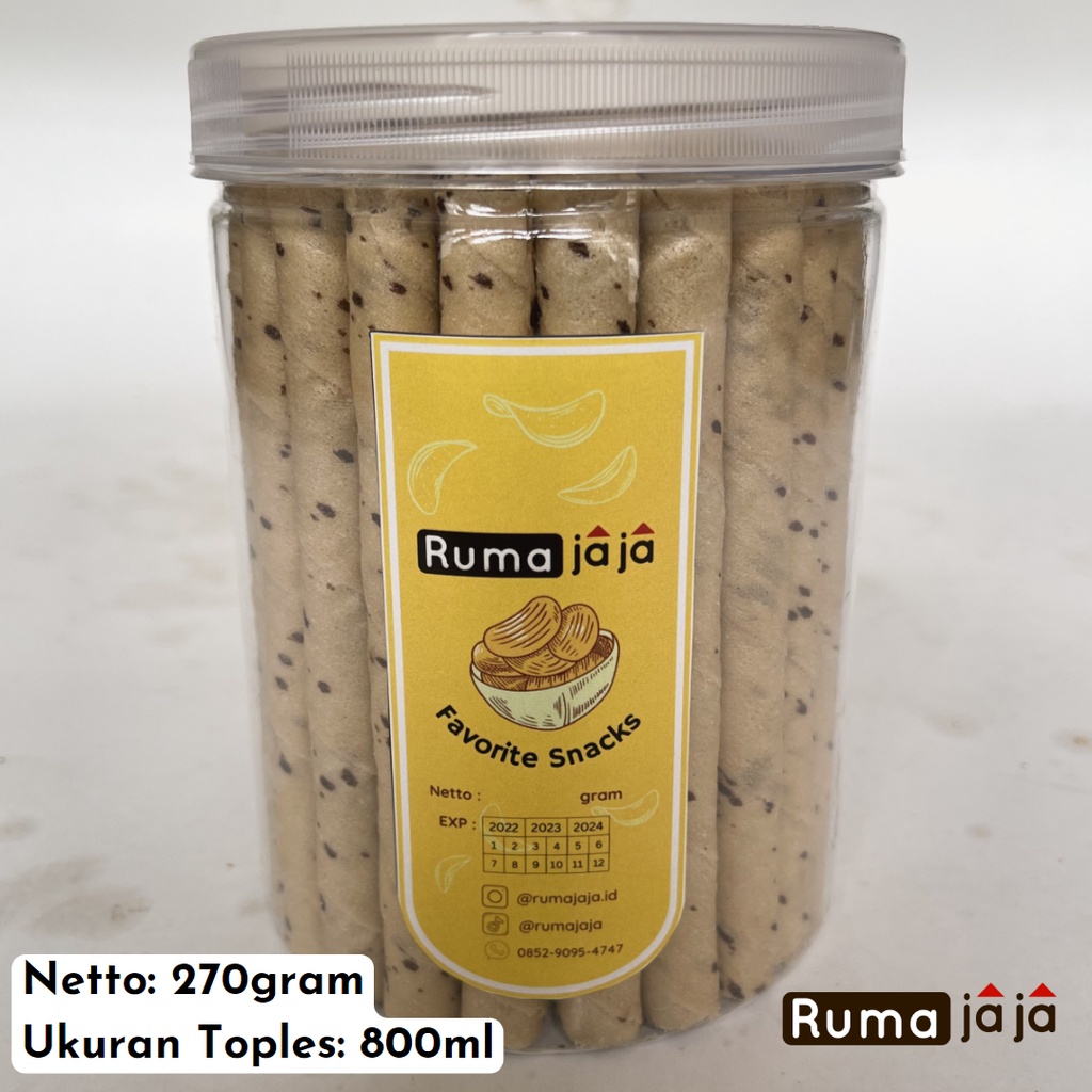 Snack Kiloan / Wafer Roll Vanilla / Wafer Roll Toples / Astor / Makanan Ringan / Aneka Camilan / Top